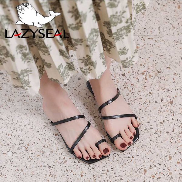 lazyseal narrow band lady flip flops summer beach outdoor flat leather slipper candy color sweet females slides open toe sandals, Black
lazyseal narrow band lady flip flops summer beach outdoor flat leather slipper candy color sweet females slides open toe sandals, Black