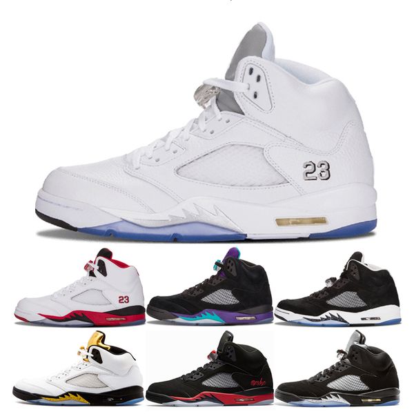 5 metallic silver basketball shoes for men 5s fire red red suede bred olympic metallic gold blue red suede space jam sport sneakers
5 metallic silver basketball shoes for men 5s fire red red suede bred olympic metallic gold blue red suede space jam sport sneakers