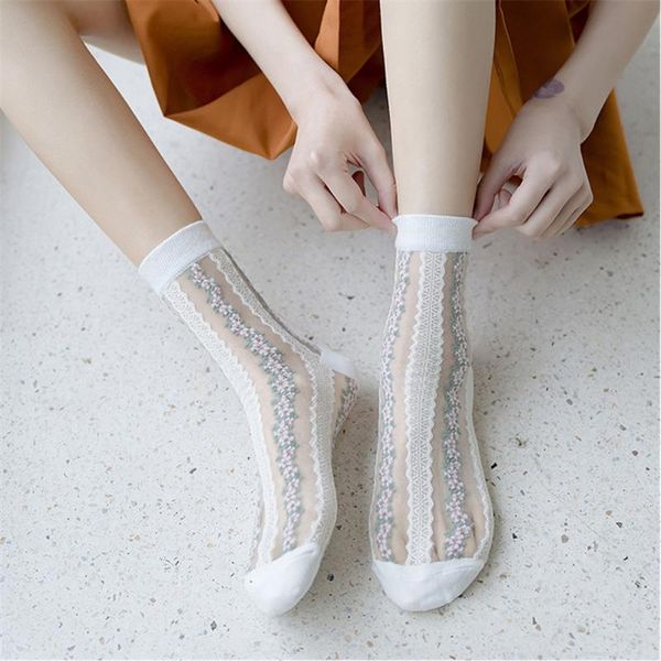 women socks fashion sheer glass silk socks ultra thin transparent crystal lace fabulous elastic ladies summer ankle sock, Black;white
women socks fashion sheer glass silk socks ultra thin transparent crystal lace fabulous elastic ladies summer ankle sock, Black;white