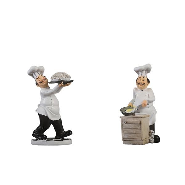 2pcs resin decorative ornaments,kitchen decor,cook statue,french chef figurines,2 size
2pcs resin decorative ornaments,kitchen decor,cook statue,french chef figurines,2 size