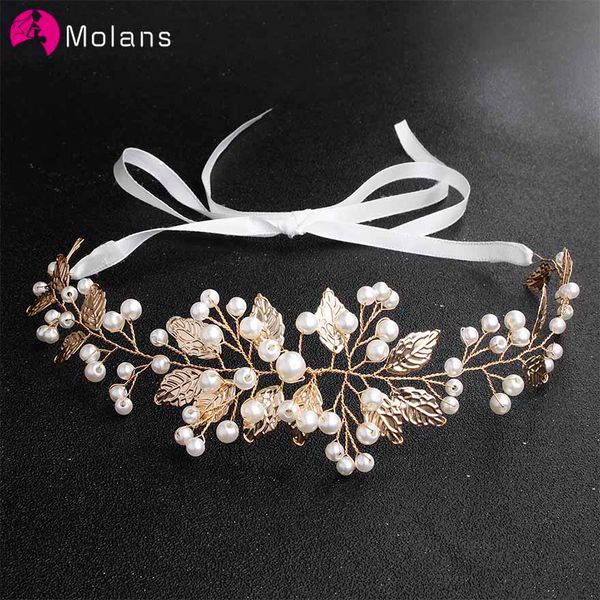 molans new style european pearls hairbands for bridal wedding accessories handmade golden leaf with silk ribbon hair accessories
molans new style european pearls hairbands for bridal wedding accessories handmade golden leaf with silk ribbon hair accessories