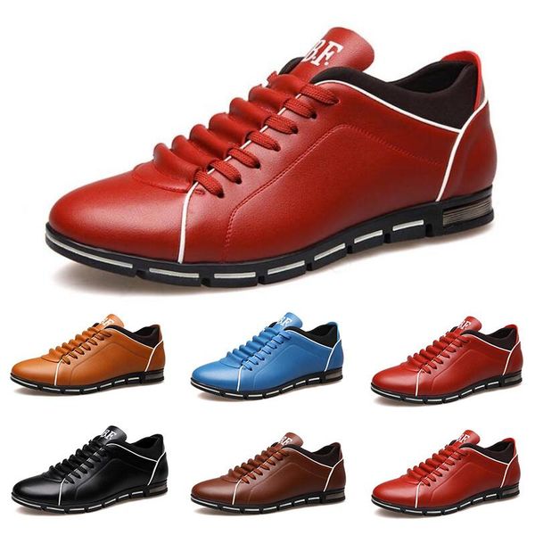 2020 men casual leather shoes black red chestnut light blue fashion mens sneakers flat shoe outdoor walking size 40-45
2020 men casual leather shoes black red chestnut light blue fashion mens sneakers flat shoe outdoor walking size 40-45