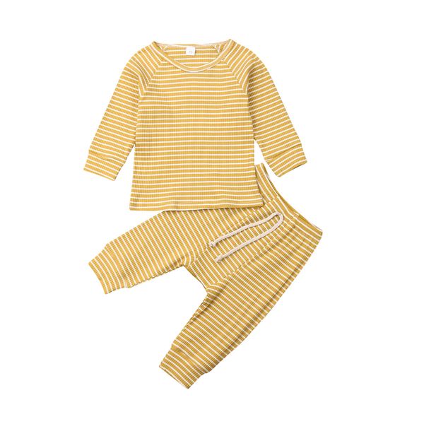 0-24m autumn casual newborn kid baby boy girl long sleeve t-shirt clothes striped pants outfit set, White
0-24m autumn casual newborn kid baby boy girl long sleeve t-shirt clothes striped pants outfit set, White