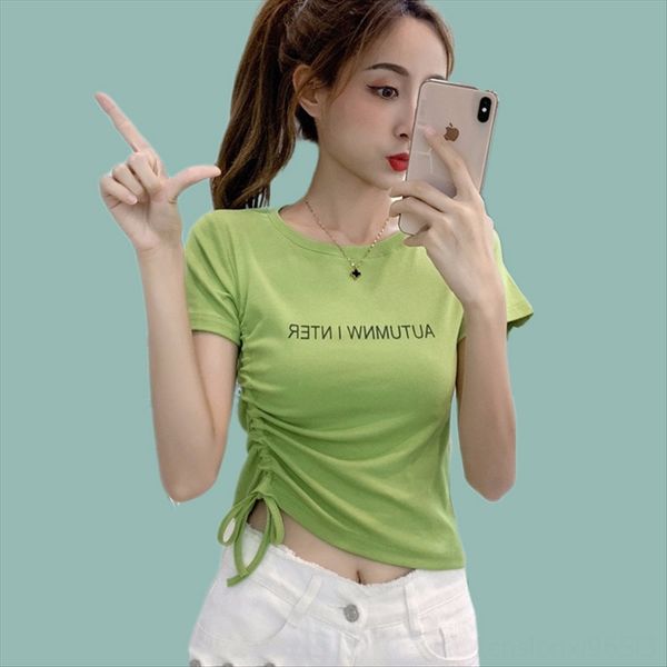 matcha green short-sleeved avocado green t-shirt female 2019 and shorts t-shirt shorts short-length cord-leaking ins elegant style women, White
matcha green short-sleeved avocado green t-shirt female 2019 and shorts t-shirt shorts short-length cord-leaking ins elegant style women, White