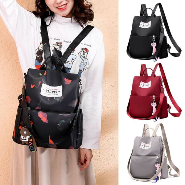 women anti-theft oxford school backpack travel waterproof satchel shoulder bag without pendant
women anti-theft oxford school backpack travel waterproof satchel shoulder bag without pendant