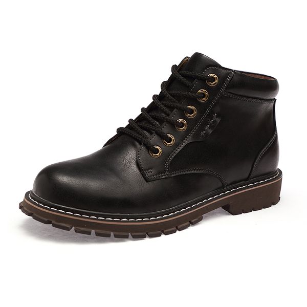 fashion 2019 vintage men lace-up autumn winter cow split leather boots men waterproof work tooling casual ankle boots, Black
fashion 2019 vintage men lace-up autumn winter cow split leather boots men waterproof work tooling casual ankle boots, Black
