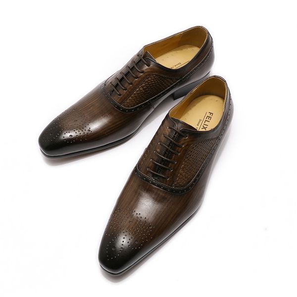 men dress shoes genuine leather mens derby shoes office formal office lace up oxford for business black brown
men dress shoes genuine leather mens derby shoes office formal office lace up oxford for business black brown
