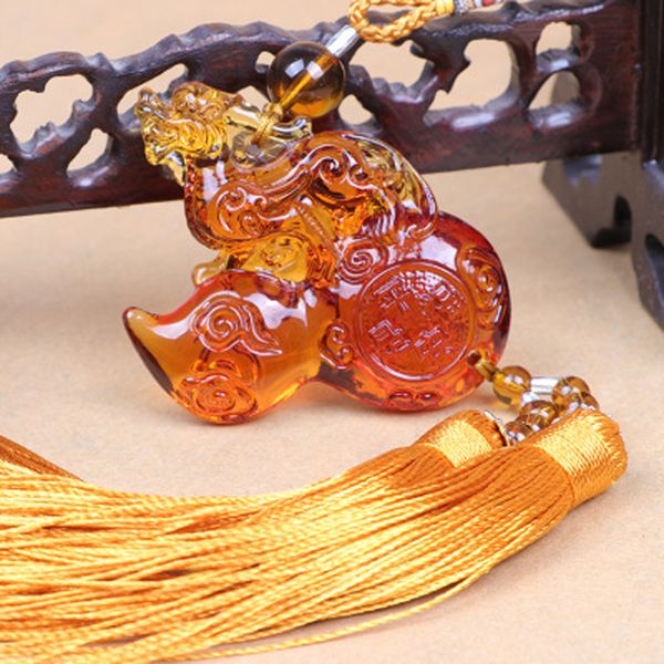 the new type of peace insurance car hanging parts crystal pi xiu gourd car hanging decorations and decorations inside the traile
the new type of peace insurance car hanging parts crystal pi xiu gourd car hanging decorations and decorations inside the traile