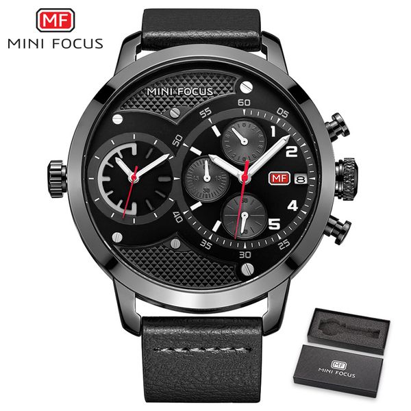 mini focus 2019 men's fashion sport watches men quartz analog date clock man leather waterproof watch relogio mf0030g, Slivery;brown
mini focus 2019 men's fashion sport watches men quartz analog date clock man leather waterproof watch relogio mf0030g, Slivery;brown