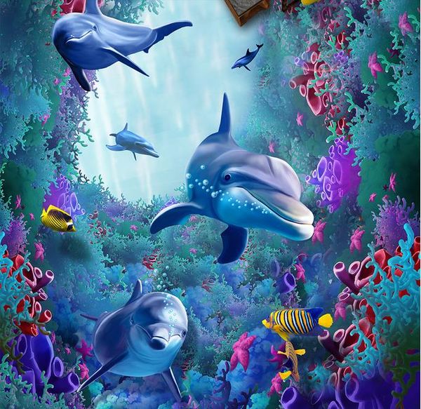 custom 3d mural floor wallpaper sea world seaweed coral dolphin waterproof for bathroom 3d floor wall stickers vinyl kitchen wall paper
custom 3d mural floor wallpaper sea world seaweed coral dolphin waterproof for bathroom 3d floor wall stickers vinyl kitchen wall paper