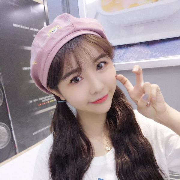 fashion women summer cute peaked hat beret bonnet cap casual decoration gift, Blue;gray
fashion women summer cute peaked hat beret bonnet cap casual decoration gift, Blue;gray