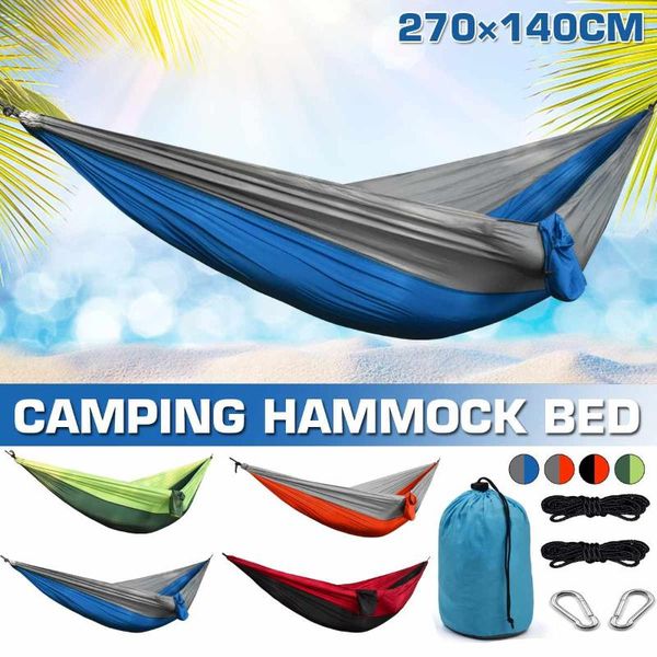 tents and shelters 4 colors 270*140cm portable travel hammock comfortable hommock camping hammack bed support 250kg
tents and shelters 4 colors 270*140cm portable travel hammock comfortable hommock camping hammack bed support 250kg
