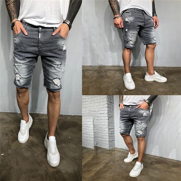 мужчины ripped жан шорты лето thin slim fit колена брюки повседневный vintage омывается distrressed джинсы, Blue
мужчины ripped жан шорты лето thin slim fit колена брюки повседневный vintage омывается distrressed джинсы, Blue