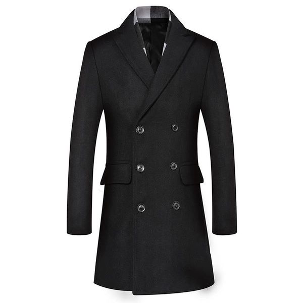 new arrival fashion autumn winter woolen overcoat long men coat casual thick turn-down collar size m l 2xl 3xl, Black
new arrival fashion autumn winter woolen overcoat long men coat casual thick turn-down collar size m l 2xl 3xl, Black