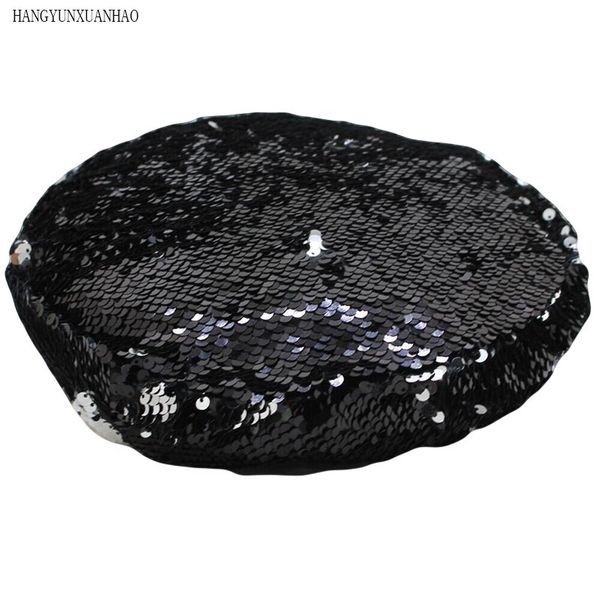 hangyunxuanhao women fashion sequin beret hat autumn winter black bonia for woman adjustable berets cap boinas para mujer, Blue;gray
hangyunxuanhao women fashion sequin beret hat autumn winter black bonia for woman adjustable berets cap boinas para mujer, Blue;gray