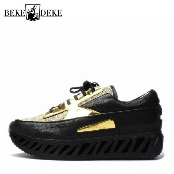 summer breathable cowhide mesh sneakers men casual platform shoes 2019 new designer real leather chunky sneakers blade zapatos, Black
summer breathable cowhide mesh sneakers men casual platform shoes 2019 new designer real leather chunky sneakers blade zapatos, Black