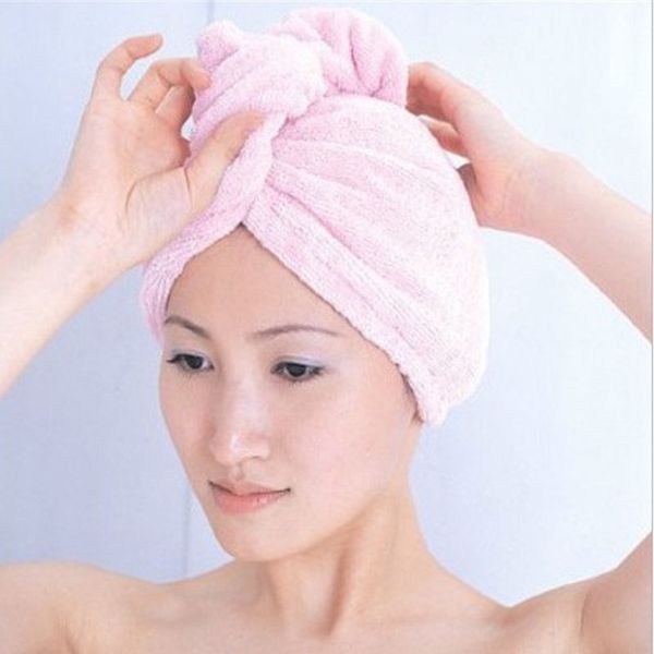 22*51cm dry hair bath towel microfiber quick drying turban super absorbent women hair cap wrap with button thicken
22*51cm dry hair bath towel microfiber quick drying turban super absorbent women hair cap wrap with button thicken