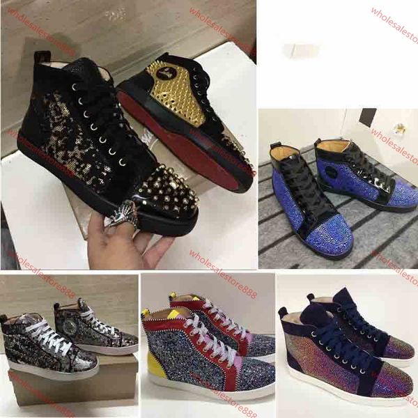 xshfbcl new 2020 designe sneakers with red soles, low-suede spikes, men's and women's luxury shoes, party crystal leather sneakers, Black;red
xshfbcl new 2020 designe sneakers with red soles, low-suede spikes, men's and women's luxury shoes, party crystal leather sneakers, Black;red