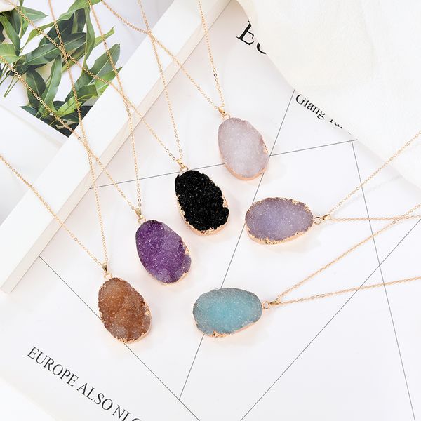 luxury pink/white/purple/brown/pink/sky blue/black women's fashion pendant necklace for party jewelry gift collares, Silver
luxury pink/white/purple/brown/pink/sky blue/black women's fashion pendant necklace for party jewelry gift collares, Silver