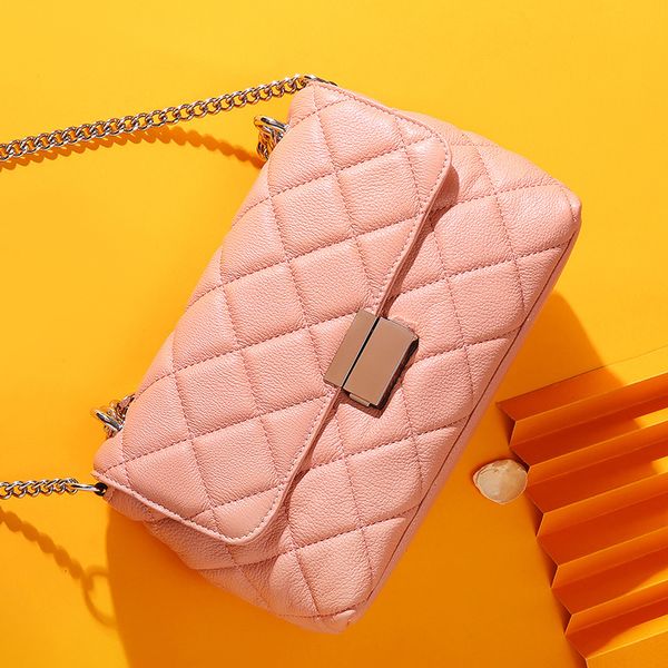 2020 new women's bag leather shoulder bag women's fashion messenger young beauty girl rhombus chain
2020 new women's bag leather shoulder bag women's fashion messenger young beauty girl rhombus chain