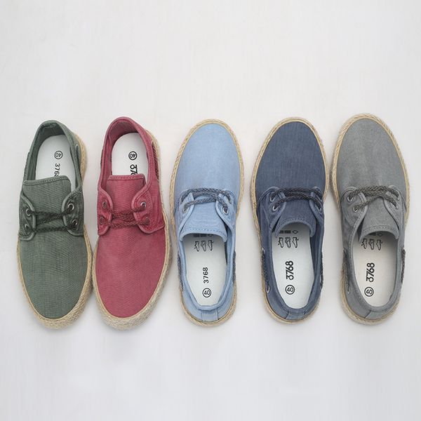 mens shoes casual male breathable spring boat canvas shoes men fashion soft lace up espadrilles men rubber, Black
mens shoes casual male breathable spring boat canvas shoes men fashion soft lace up espadrilles men rubber, Black