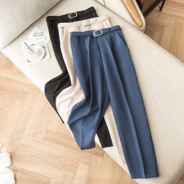 casual sashes women pencil pants high waist pockets female work business trousers 2020 spring ankle-length pants, Black;white
casual sashes women pencil pants high waist pockets female work business trousers 2020 spring ankle-length pants, Black;white
