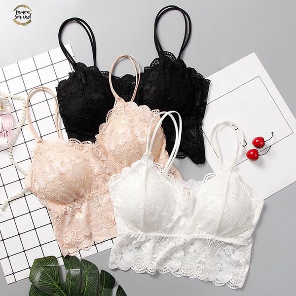 women lace bra female lace strap bandeau bra summer breathable bandeau ladies cotton bandeau slim camis, White
women lace bra female lace strap bandeau bra summer breathable bandeau ladies cotton bandeau slim camis, White