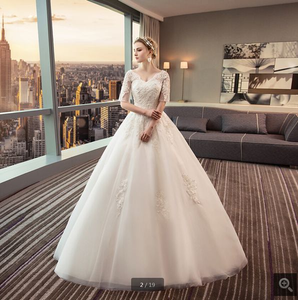 new arrival 2020 white lace appliques wedding dress modest half sleeve beaded sequins ball gowns bride dress corset gorgeous wedding dresses
new arrival 2020 white lace appliques wedding dress modest half sleeve beaded sequins ball gowns bride dress corset gorgeous wedding dresses