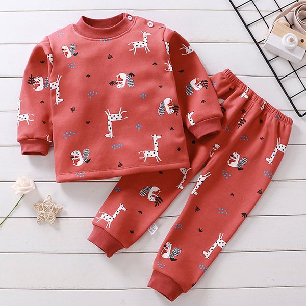children plus velvet thickening pajamas baby warm clothing set long sleeve sleepwear boys girls autumn nightwear d4, Blue;red
children plus velvet thickening pajamas baby warm clothing set long sleeve sleepwear boys girls autumn nightwear d4, Blue;red