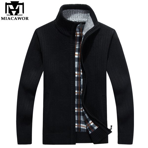 miacawor new casual men cardigan autumn winter fleece warm sweaters zipper sweatercoat knitwear pull homme men clothes y084, White;black
miacawor new casual men cardigan autumn winter fleece warm sweaters zipper sweatercoat knitwear pull homme men clothes y084, White;black