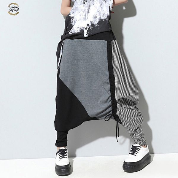 vintage patchwork harem pants women casual elastic waist baggy long wide leg trousers 2019 fashion drop-crotch pantalon, Black;white
vintage patchwork harem pants women casual elastic waist baggy long wide leg trousers 2019 fashion drop-crotch pantalon, Black;white