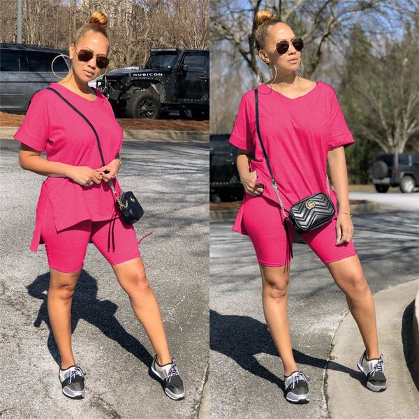 women tracksuit fashion solid color designer short sleeves t shirt shorts two piece set outfits casual sports suit 3 colors cz630, Gray
women tracksuit fashion solid color designer short sleeves t shirt shorts two piece set outfits casual sports suit 3 colors cz630, Gray