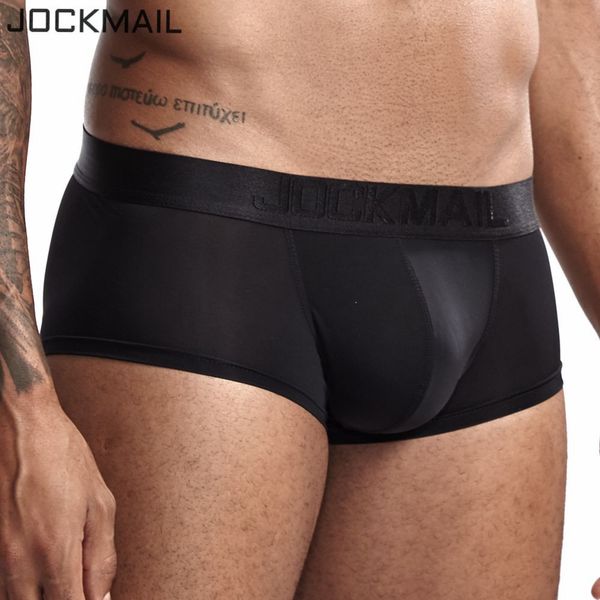 jockmail ultra-thin ice underwear men boxers solid convex mens underpants short panties slip homme cueca gay male boxers, Black;white
jockmail ultra-thin ice underwear men boxers solid convex mens underpants short panties slip homme cueca gay male boxers, Black;white