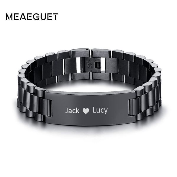 personalized men's stainless steel bracelet bangle black silver gold custom name christianity wristands engraving, Golden;silver
personalized men's stainless steel bracelet bangle black silver gold custom name christianity wristands engraving, Golden;silver