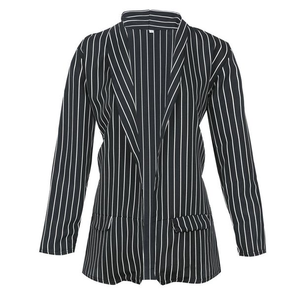 jaycosin women's blazer elegant blazer striped suit long sleeve slim notched coat duster formal office work open stitch jacket, White;black
jaycosin women's blazer elegant blazer striped suit long sleeve slim notched coat duster formal office work open stitch jacket, White;black