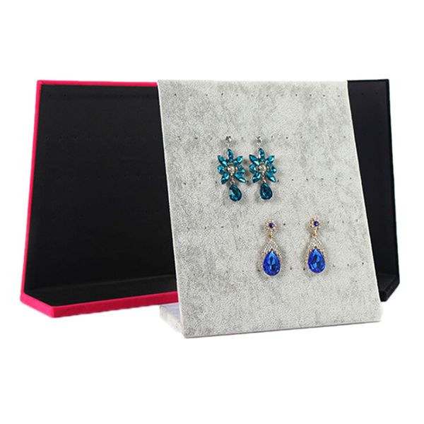 jewelry display stand flannel jewelry box earrings stud necklace pendant storage showcase rack case board gift earrings display, Pink;blue
jewelry display stand flannel jewelry box earrings stud necklace pendant storage showcase rack case board gift earrings display, Pink;blue