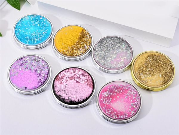 mini makeup mirror compact pocket mirror portable double-sided folding cosmetic mirror female gifts with flowing sparkling sand
mini makeup mirror compact pocket mirror portable double-sided folding cosmetic mirror female gifts with flowing sparkling sand