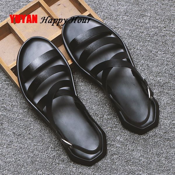mens sandals leather men summer shoes 2020 flat beach sandals male black white shoes ka1151 t200420
mens sandals leather men summer shoes 2020 flat beach sandals male black white shoes ka1151 t200420