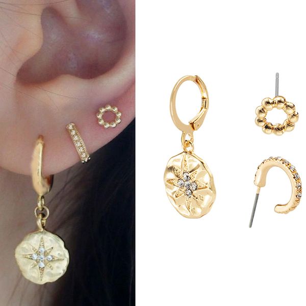 wild&new bohemian crystal hoop earrings set for women geometric star mon heart beads circle earring female fashion jewelry, Golden;silver
wild&new bohemian crystal hoop earrings set for women geometric star mon heart beads circle earring female fashion jewelry, Golden;silver