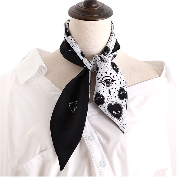 isn new style scarf silk hair band pirnting eyes animal small scarf floating towel for women headbands accessories, Blue;gray
isn new style scarf silk hair band pirnting eyes animal small scarf floating towel for women headbands accessories, Blue;gray