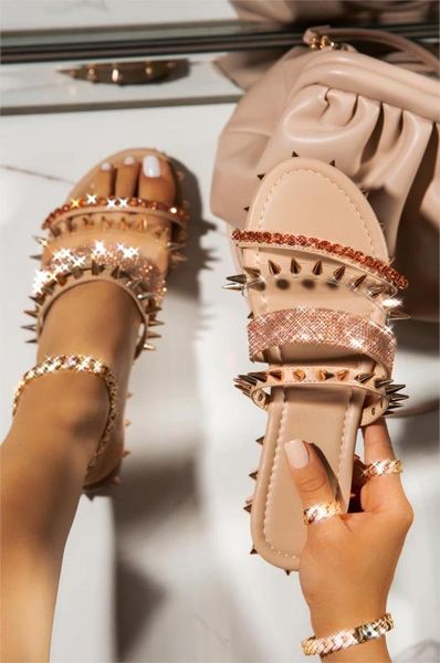 crystal summer slippers for women flat with round toe women shoes roman slippers casual shoes beach sandals 2020 fashion, Black
crystal summer slippers for women flat with round toe women shoes roman slippers casual shoes beach sandals 2020 fashion, Black