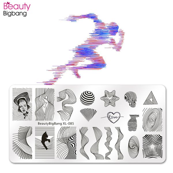 beauty bigbang nail stamping plates lines cat striped heart star vortex image stainless steel nails stamping art template xl-085, White
beauty bigbang nail stamping plates lines cat striped heart star vortex image stainless steel nails stamping art template xl-085, White