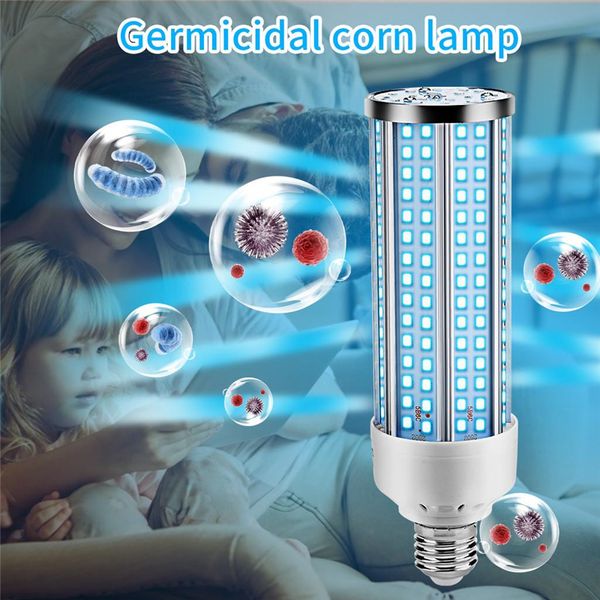 60w uv led lamp uvc e27 led bulb sterilizer uv-c light germicidal uv lamp home household disinfection corn light bulb with remote timing
60w uv led lamp uvc e27 led bulb sterilizer uv-c light germicidal uv lamp home household disinfection corn light bulb with remote timing