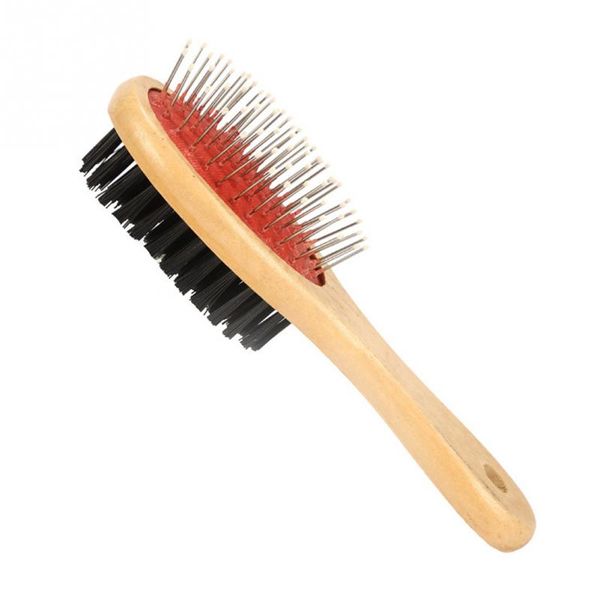 double-sided pet comb big dog brush beauty for cats dogs hair wooden removal soft brush pet comb grooming product care tool, Silver
double-sided pet comb big dog brush beauty for cats dogs hair wooden removal soft brush pet comb grooming product care tool, Silver