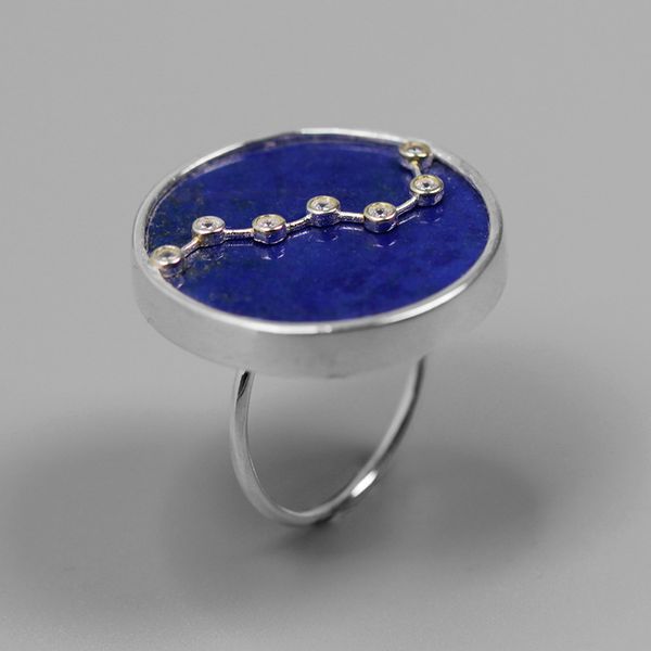 inature 925 sterling silver lapis lazuli big dipper crown rings for women wedding party jewelry sh190721, Slivery;golden
inature 925 sterling silver lapis lazuli big dipper crown rings for women wedding party jewelry sh190721, Slivery;golden