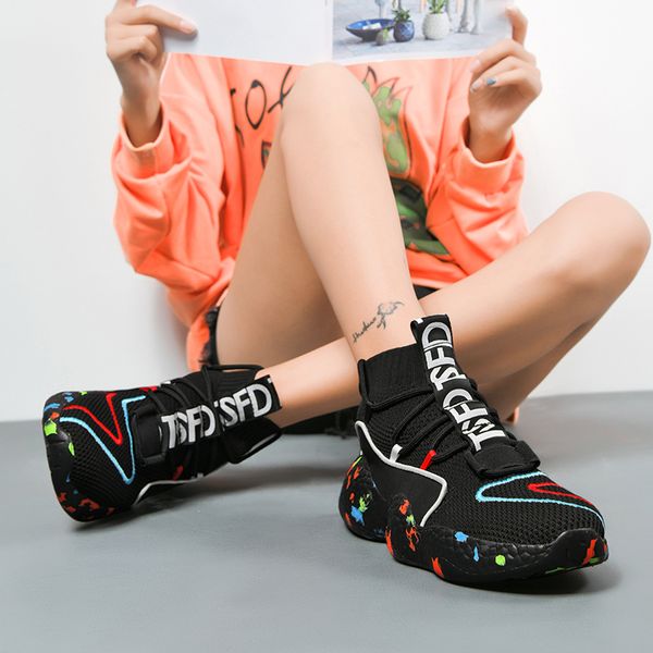 men's retro high-basketball shoes women spring autumn fashion sneakers lace-up high style non-slip couples black shoes
men's retro high-basketball shoes women spring autumn fashion sneakers lace-up high style non-slip couples black shoes