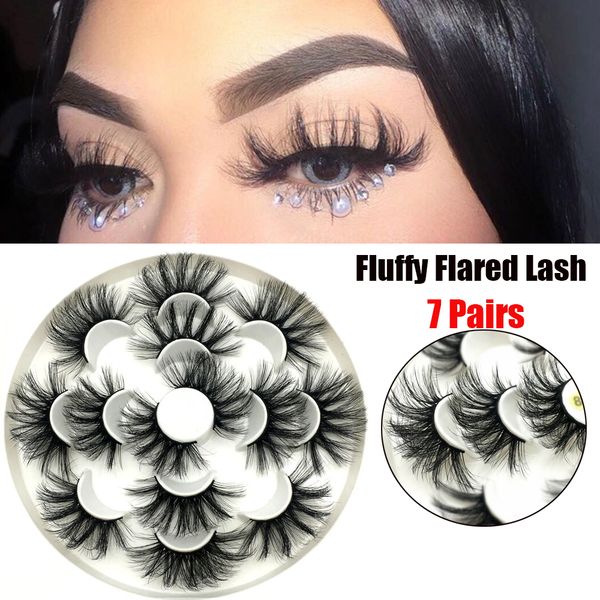 7 pairs 25mm 8d mink hair false eyelashes dramatic long wispies fluffy lashes extension eye makeup tool handmade cruelty-free
7 pairs 25mm 8d mink hair false eyelashes dramatic long wispies fluffy lashes extension eye makeup tool handmade cruelty-free