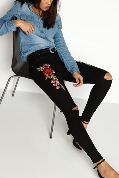 new high waisted jeggings jeans for women distressed bleached summer jeans embroidered mujer, Blue
new high waisted jeggings jeans for women distressed bleached summer jeans embroidered mujer, Blue