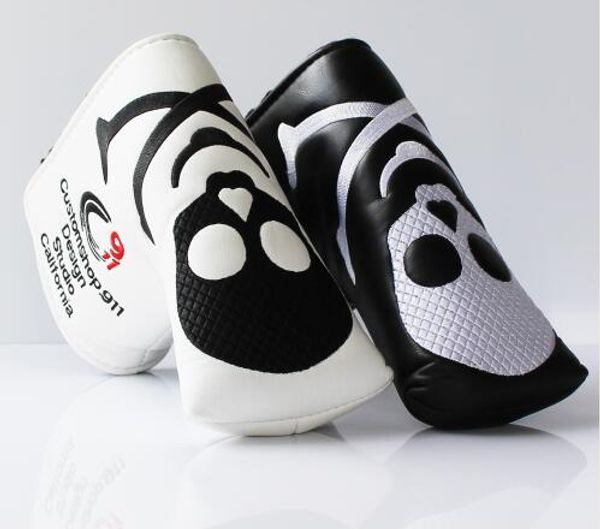 new two colors skull pu golf headcover for blade golf putter black white putter headcover
new two colors skull pu golf headcover for blade golf putter black white putter headcover