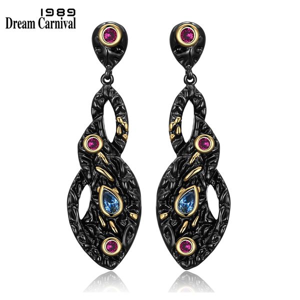 dreamcarnival1989 vintage style black gold-color jewelry blue red cz bezel anniversary gift big drop infinity earrings ze52770 c19041101, Golden
dreamcarnival1989 vintage style black gold-color jewelry blue red cz bezel anniversary gift big drop infinity earrings ze52770 c19041101, Golden